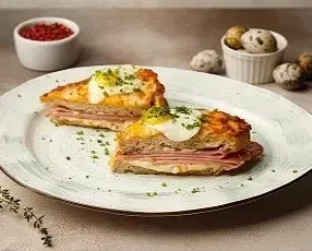 Крок-мадам с мортаделлой в CulinaryOn