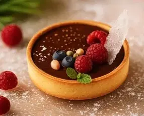 Мини-тарт с соленой карамелью в CulinaryOn