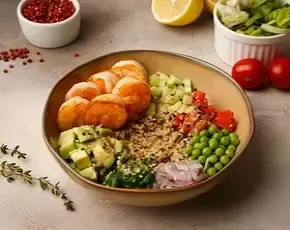 Боул с креветками в CulinaryOn