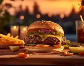 Бургер с говядиной в CulinaryOn