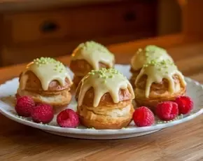 Профитроли с фисташковым кремом в CulinaryOn
