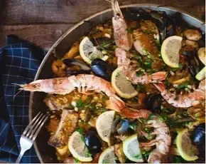 Паэлья с морепродуктами в CulinaryOn