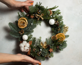 Мастер-класс по новогодним венкам в CulinaryOn