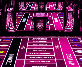 Интерактивное винное казино с проекцией и веллингтон | 18+