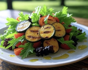 Салат с цукини гриль в CulinaryOn