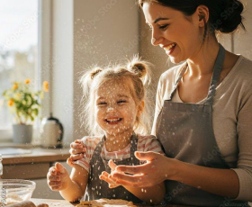  Семейный мастер-класс: хачапури по-аджарски, шашлычки из индейки и яблочный пирог 