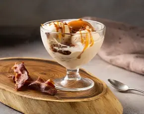 Мороженое с беконом и соленой карамелью в CulinaryOn