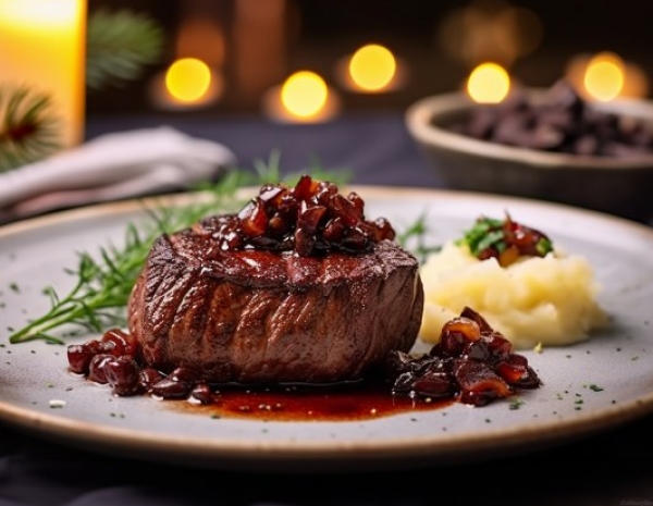 Мясное трио: утка, филе миньон, каре и семифреддо | 16+ в CulinaryOn