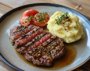 Андалузский стейк из мяса молодого бычка в CulinaryOn