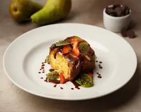 Пряный французский тост с грушей в CulinaryOn
