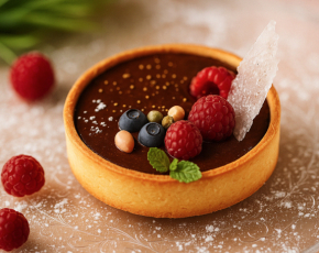 Мини-тарт с соленой карамелью в CulinaryOn