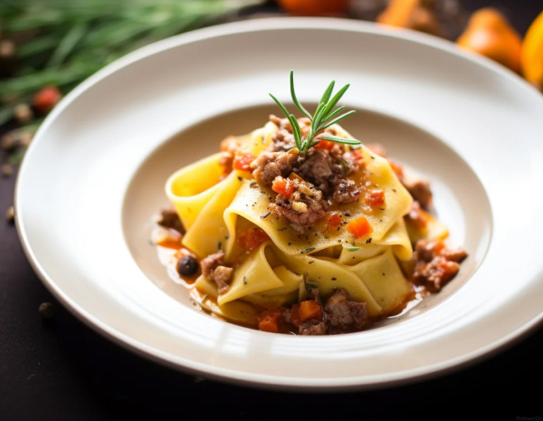 La Dolce Vita: теплый салат с морепродуктами, паппарделле с рагу из утки и меренговый десерт | 16+ в CulinaryOn