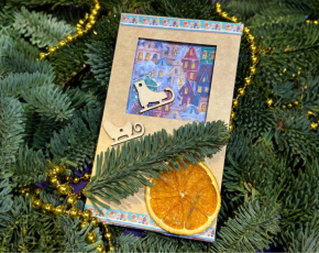 Мастер-класс по новогодним открыткам в CulinaryOn