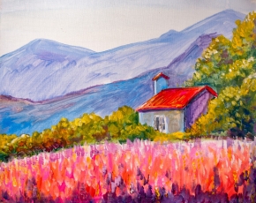 Картина " Morning in the mountains " в CulinaryOn