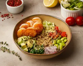 Боул с креветками в CulinaryOn