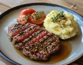 Андалузский стейк из мяса молодого бычка в CulinaryOn