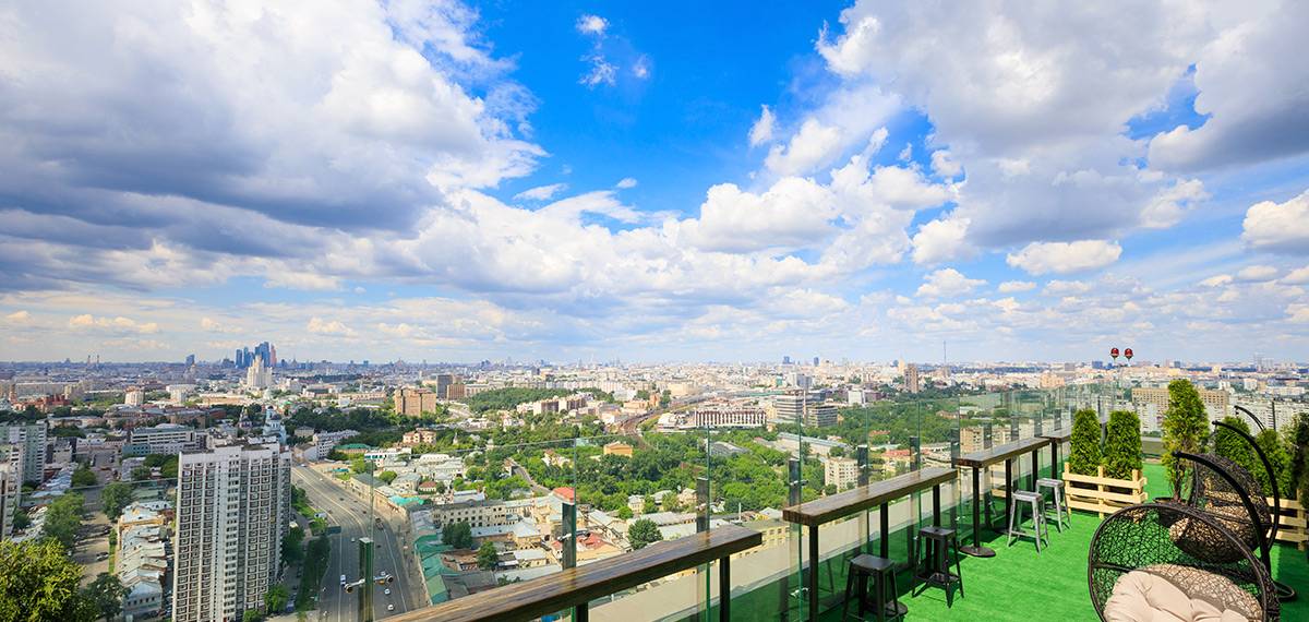Панорамный вид на Москву